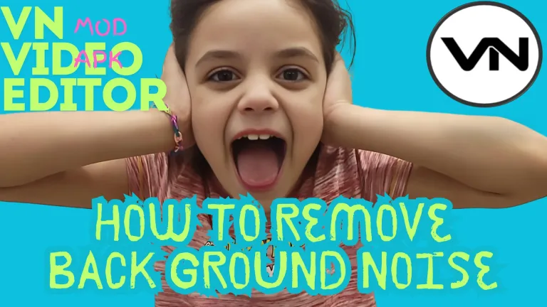 how to remove background noise in VN Video Editor